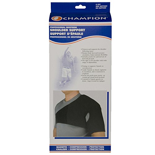 Otc Shoulder Support, Brace And Post-Surgical Protector, Neoprene, Large #TOP3