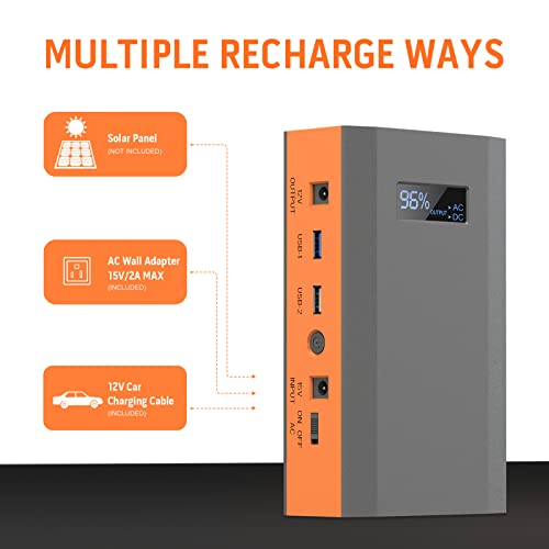 Portable Power Station 300W And Portable Ac Power Bank 65W,Zerokor Portable Power Station Bundle With Ac Outlets For Home Use Camping Rv Travel Emergency Van Life Explore #TOP3