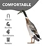 Hen Holster Starter Kit - Wrap-Around Runner Duck Diaper w/Removable Liner & Fixed Tab - Durable, Secure Fit, Easy-to-Wear - Essential Duck Supplies for Real Ducks, Made in USA - Gray #3