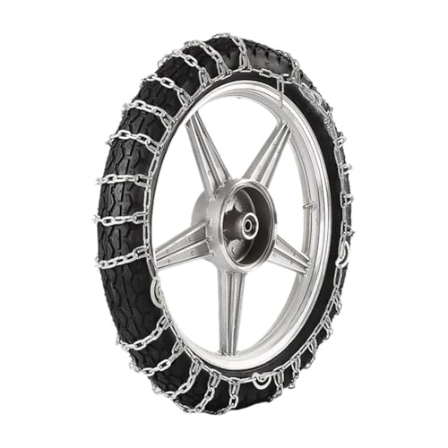 ユニバーサルオートバイ&スクーター滑り止めチェーン、30017タイヤ滑り止め、雪&氷の破壊、大胆な暗号化デザイン