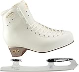 L'Estel Skates - Patínes con Edea Overture+Cuchillas MK Professional o Wilson Coronation Ace - Patinaje sobre Hielo (Blanco, 235/35)