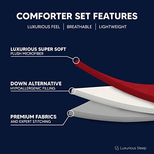 Chic Home 24 Piece Danielle Complete Pintuck Embroidery Color Block Bedding, Queen, Black #TOP4