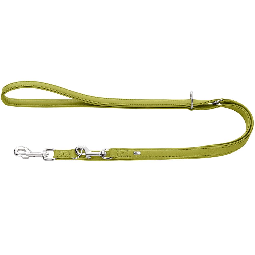 HUNTER Amalfi - Correa Ajustable para Perros (Piel sintética, 3 Posiciones, Suave, fácil de Limpiar, Color Brillante, Fabricado en Alemania, tamaño: 15/200)