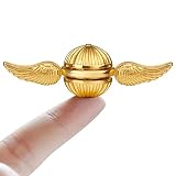 Gold Fidget Spinner Hand Fingger Spinner sensorisches Spielzeug, Handspinnspielzeug für Fans der mittelalterlichen magischen Zauberwelt, hilft bei Stress und Angst bei Kindern und Erwachsenen