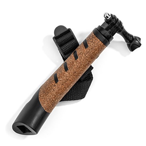 Gobudi Accessory Kit Compatible With All Gopro Models | Includes A Blue Gobudi Adjustable Pole, B Steady Grip, C 5 Pack Extra Bolts With Mini Gear Bag And Wrench/Compatible With All Gopro Models #TOP2