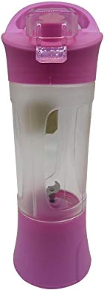 Electric Blender Mini Portable Personal Size Juicer Cup Usb Rechargeable Mixer 380ml Water Bottle Fruit Machine Pink