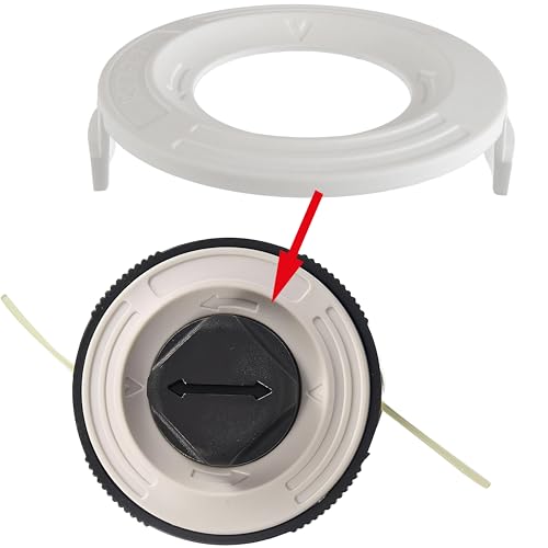 CDDCWZ Trimmer Head Base Cover Replacement Compatible with Stihl FSA 57 FSA57 FSE 52 FSE52, Autocut C3-2 Spool Cover Parts 4009 710 4304，String Trimmer Head Accessories White 2-Pack - Thumbnail 6