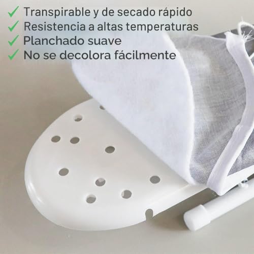 Miniatura 5 de Bimkole Pequeña Tabla De Planchar De Mesa Mini Tabla De Planchar Portátil Y Plegable Con Patas Plegables, Tabla Compacta Para Costura, Manualidades, Viaje Y Hogar Gris