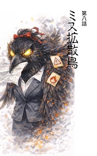 第8話 ミス拡散鳥: 小さなミスをついばみ、尾ひれをつけて運ぶ「拡散鳥」 職場に出る 現代妖怪図鑑