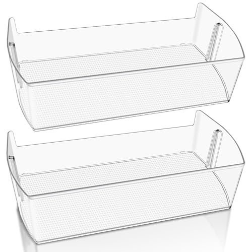 Image of 2PACK UPGRADED MAN64890501 Refrigerator Door Shelf Bin,Compatible with LG Kenmore Refrigerator Shelf Replacement, MAN64890501 Fridge Door Basket LG LHSXS2706S LRSOS2706S LRSXS2706W Door Shelves