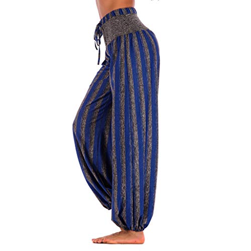 MOMOXI Mujeres Tallas grandes Color sólido Señoras Harem Pantalones de longitud completa...