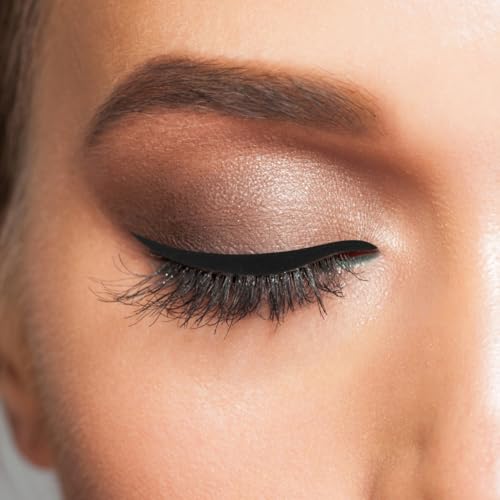 NOLITOY 80 Pares Pegatinas Delineador Negro para Ojos miniatura 7