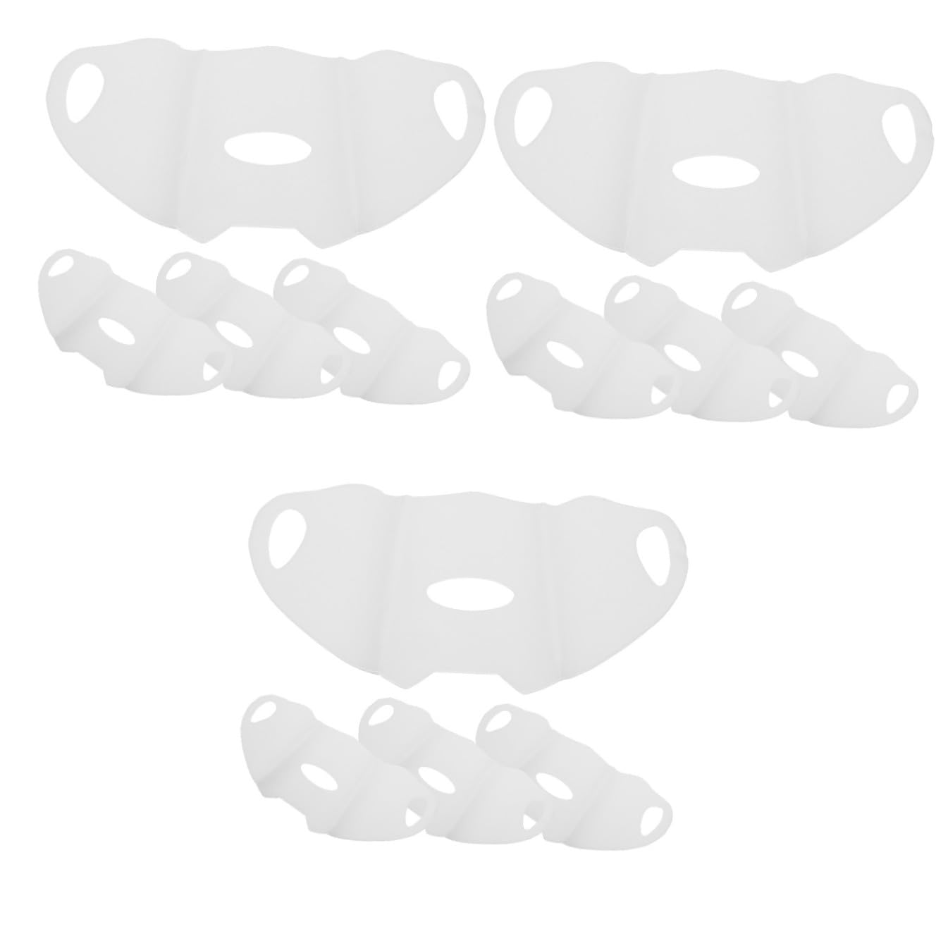 BESPORTBLE 12 Pz Maschera Gel Per Il Viso Copertura Per La Protezione Del Viso Maschera Per Il Viso in Gel Prodotti Skincare Viso Cover Protettiva Tessuto Elastico