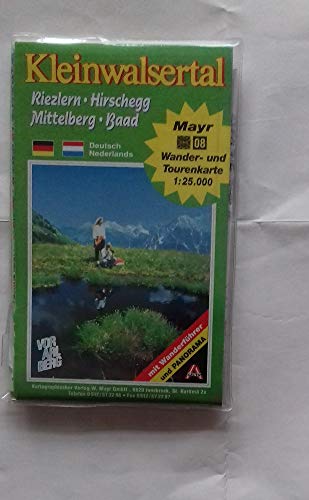 Kleinwalsertal 1: 25 000: Wander- und Tourenkarte