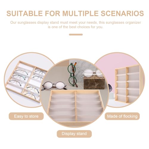 Organisateur de soleil compact en flocage avec 10 emplacements de rangement - 4