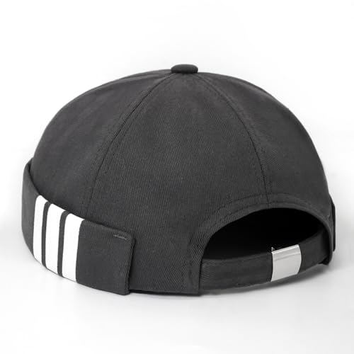 Image of Dome Brimless Hats for Women Men Beanie Docker Cap Sailor Skull Cap