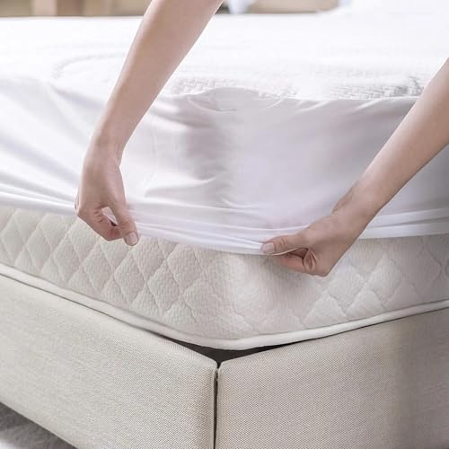 Protector de colchón 150x200 hipoalergénico de microfibra de alta absorción 4