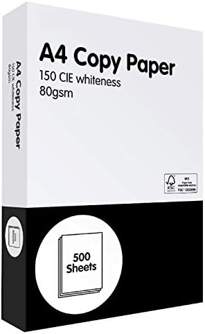 A4 Paper White Photo Copier Inkjet Laser Printer Paper 2 x REAMS (1000 x Sheets)