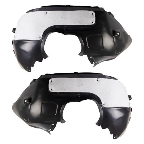 Image of TRQ Front Inner Fender Liner Set Compatible with 2016-2018 Ford Focus FO1248182 FO1249182