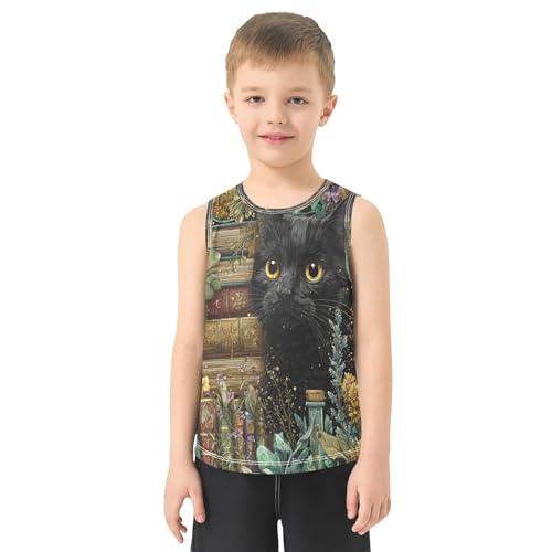 Black Books Dark Boys Tank Tops Quik Dry Toddler Tank Top Undershirts T-Shirts for Sports,3T2