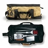 Grill Tool Bag 18 Inch with Adjustable Divider - Premium BBQ Accessory Storage Case for Blackstone Griddle...