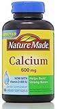 Nature Made Calcium 600 mg With Vitamin D Liquid Softgels 100 ea (Pack of 2)