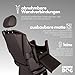 Golden Dog - Transportbox Hund mit Sicherheitsgurt M-52x44x33 cm - Leder Imitation Autositz Hund, Wasserdicht Hundesitz Auto - Beifahrersitz Hundebox Faltbar - Anschnallgurt Hundekorb Auto Schwarz