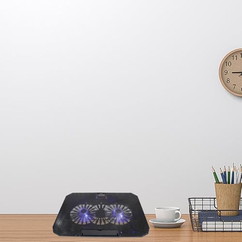 Base Refrigera Laptop Kisangel Negro ABS 36.5x26x3 cm miniatura 3