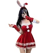 Amazon.co.jp: [DECEED] サンタ コスプレ うさぎ 可愛い バニーガール