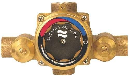 TM-20-E-RF Thermostatic Mixing Valve, Single, 3/4"