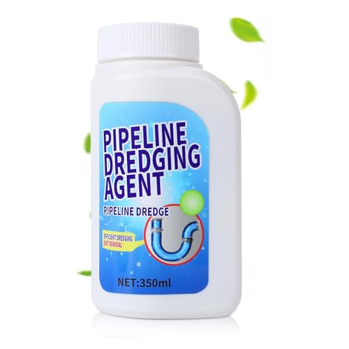 Drain cleaner, Pipeline Dredging Agent - 350ml Clog Remover | Fast-Acting, Drain Cleaner Powder, for Sinks, Showers & Toilets Kitchen Quick Cleaning