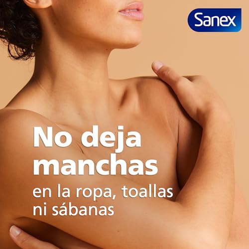 Sanex Dermo+ Invisible Desodorante Antitranspirante Roll-On 72 Horas 50ml – protección eficaz contra el sudor y el mal olor – dermatológicamente testado – contiene 0% alcohol* – protege de las manchas