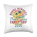 Summer Vacation Family Punta Cana Vacation 2026 Matching Throw Pillow