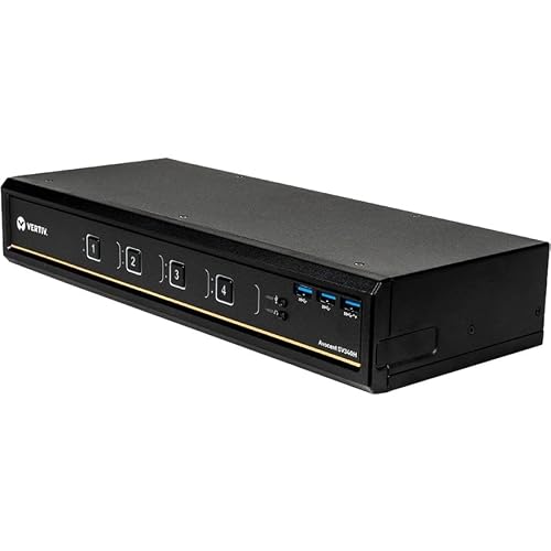 Vertiv Avocent 4-Port Dual-Head Hdmi 4K Ultra Hd Kvm Switch (Sv340H) #TOP1