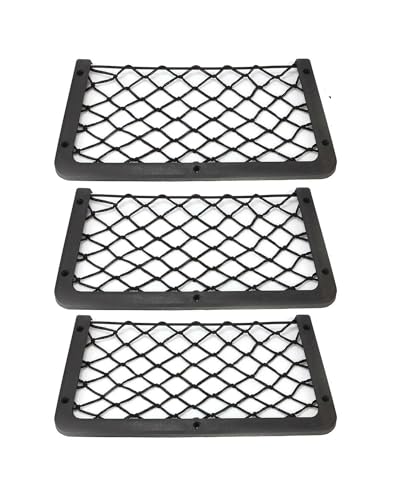 Sac de rangement pour bagages en maille élastique avec poche de coffre de voiture