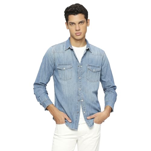 Image of Pepe Jeans Men's Cotton Regular Fit Shirt