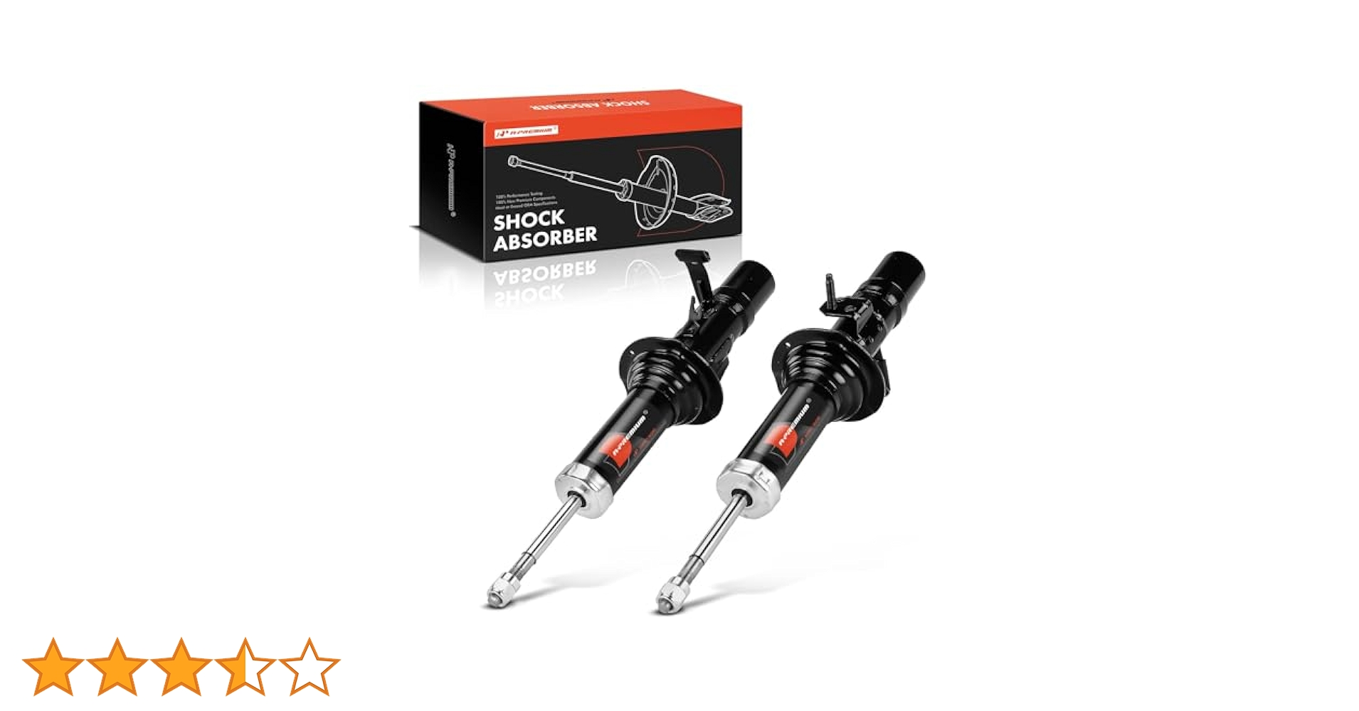 A-premium Front Pair (2) Strut Assembly Compatible with