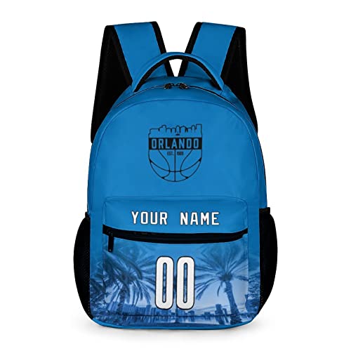 DDJAM Orlando Custom Basketball Backpack with Name & Number