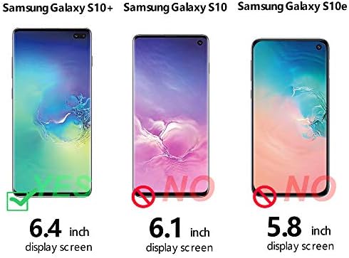 Migeec For Samsung Galaxy S10 Plus Case - Crystal Clear Hybrid Material Covers Air Cushion Gel Bumper Technology Full Protection Phone cases for Samsung Galaxy S10 Plus / S10+