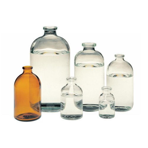 Wheaton 223712 Clear Borosilicate Glass 2mL Serum Bottle (Case of 288)