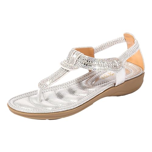 Sandalias tipo calcetín para mujer adulta con ajuste elástico de verano y color sólido
