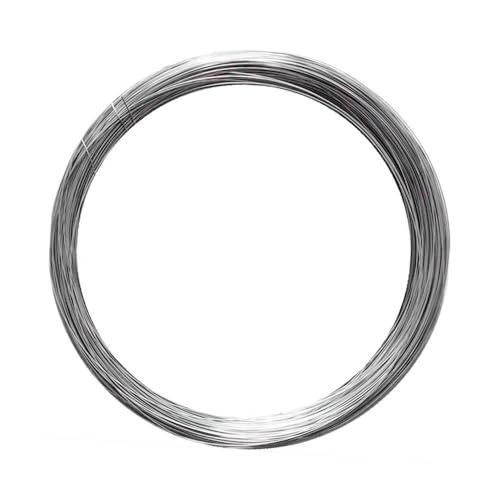 99.99% Pure Titanium Wire Ti Metal Line DIY Material Round Beading Wire Welding Wire Craft Jewelry Wire - 1mm (18 ga), 5 Meters