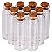 MaxMau 24 Sets 15ml Small Mini Glass Bottles with Cork Stoppers Tiny Vials for Wedding Favors Art Crafts DIY Decoration