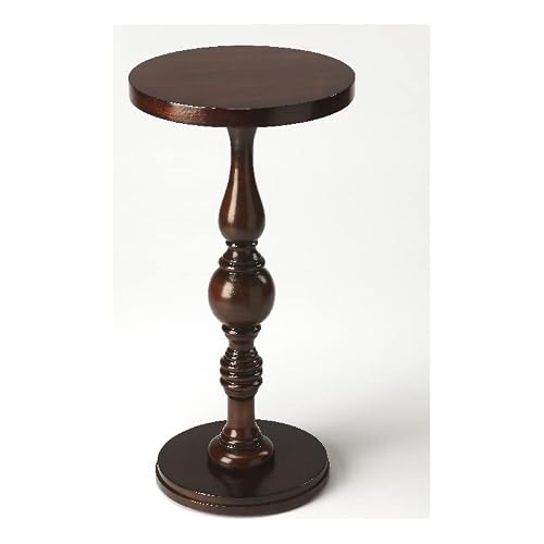 Butler Specialty Company Round Pedestal Side Table/Plant Stand/End Table - Cherry #TOP14
