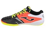 Synthetic Leather Joma, Indoor Football Trainers Hombre, Black, 44 EU