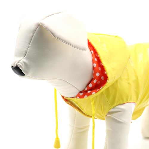 Croci C7274472 Regenmantel Raindrop Lemon, 30 cm