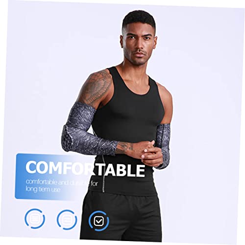 SUPVOX 2 Unidades braço de choque mangas de antebraço de treino cinta de cotovelo para homens cesta