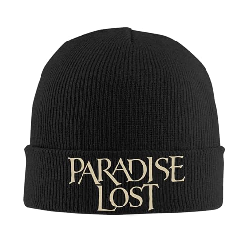 Photo de Paradise Lost Knitted Caps pour Femmes Hommes Skullies Beanies Automne Hiver Chapeau Acrylique Hip Hop Caps Hiver Chaleur
