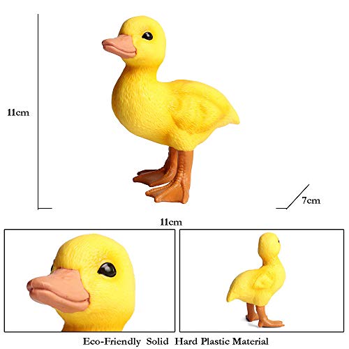 JOKFEICE Realistico Figure di Animali Anatra