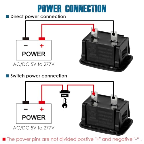 image for 2 pieces Runleader Digital Hours Counter,AC/DC 5V to 277V for Garden T